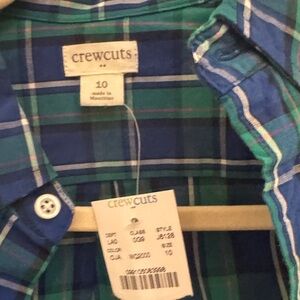 NWT crew cuts boys button down